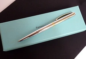 TIFFANY & CO Retractable Ballpoint Pen ANAHEIM ANGELS Stainless Steel Germany - Picture 1 of 11