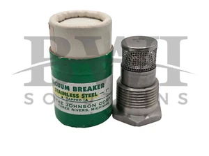 NEW Johnson Corp VB8-101-SS-T 1" Stainless Steel Tapped Vacuum Breaker 24A78000 - Picture 1 of 11
