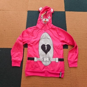 Fortnite Cuddle Team Leader Cosplay Zippered Hoodie Costume Kids Pink Medium M9b - Picture 1 of 10