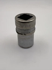 Indestro Super 9/16" 12 Punkt flach Chrom Steckschlüssel 1/2" Antrieb 1218 USA Vintage - Bild 1 von 7