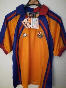 FC BARCELONA 1997-1998 Champions away BNWT camiseta shirt trikot maillot S - Picture 1 of 5