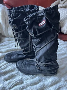 Botas Hunter Summit Amazonas Impermeables Altas con Cordones Becerro Negras Talla 10 - Imagen 1 de 17