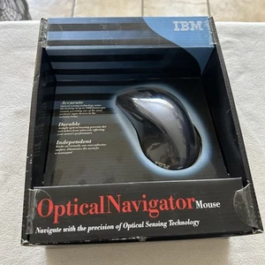 RARE!! IBM 19K2002 Optical Navigator Mouse, NEW Vintage PC Accessories - Picture 1 of 8