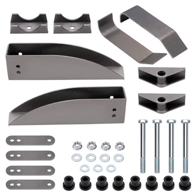 Kit de bolsillo de reubicación de resorte de hoja trasera para Chevrolet Belair 150 210 1955-1957 Foto 1 de 4