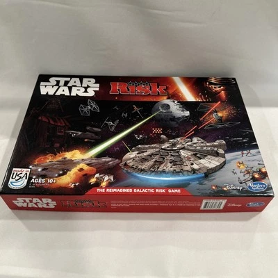 Hasbro Risk StarWars Return Of The Jedi Battle Death Star Millennium Falcon 2014 - Image 1 of 4