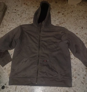 Wrangler Workwear Herren Heavy Lined Hooded Sweat Shirt XL/XG (46-48) Braun - Bild 1 von 9