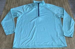 Vineyard Vines Performance Sankaty 1/4 Zip Pullover Men's XL Golf Blue - Picture 1 of 14