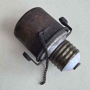Vtg Wirt Company Dim a Lite Light Socket Dimmer 1908 Brass Philadelphia PA - Picture 1 of 8