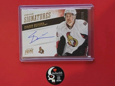 2012-13 Mark Stone Panini /25 Prime Signatures Auto Rookie #45 Ottawa Senators - Image 1 of 2