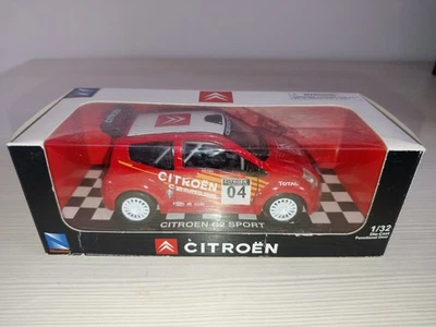 Citroen C2 Sport 1/32 Newray Modellino Auto Die Cast No solido Burago - Immagine 1 di 4
