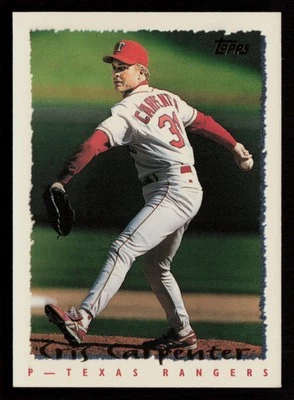 Cris Carpenter 1995 Topps #99 Texas Rangers Baseball Card - Image 1 of 2