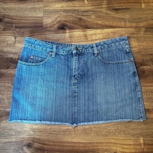 Minigonna vintage Y2K (datata 2002) vita bassa Old Navy taglia 12 lavaggio medio - Foto 1 di 5