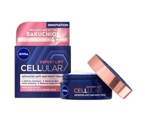 NIVEA CELLULAR Expert Lift Advanced Anti-Age Night Cream pure Bakuchiol 50ml - Picture 1 of 2