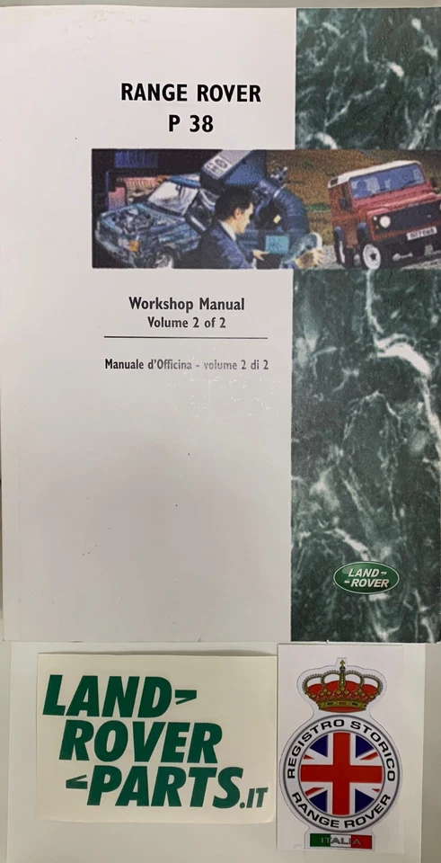 Range Rover P38 Workshop Manual Volume 2 di 2 Italiano - Immagine 1 di 1