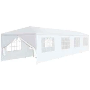 Outdoor Gazebo Event Party Wedding Tent Canopy Camping Marquee White 3x12m - Picture 1 of 8