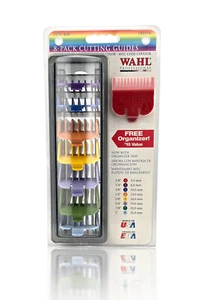 Wahl 3170400 8 guide di taglio con codice colore e organizer nuove con scatola - Foto 1 di 2
