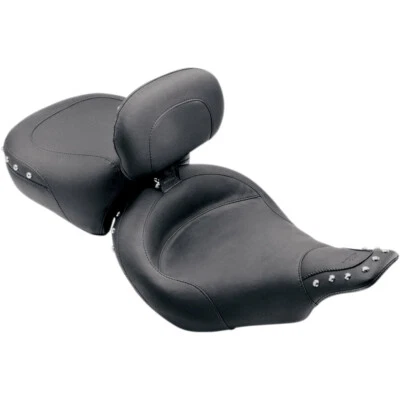 Mustang Wide Vintage Solo Seat - Driver's Backrest - Softail 06-10 (Black) 79530 - Image 1 of 2