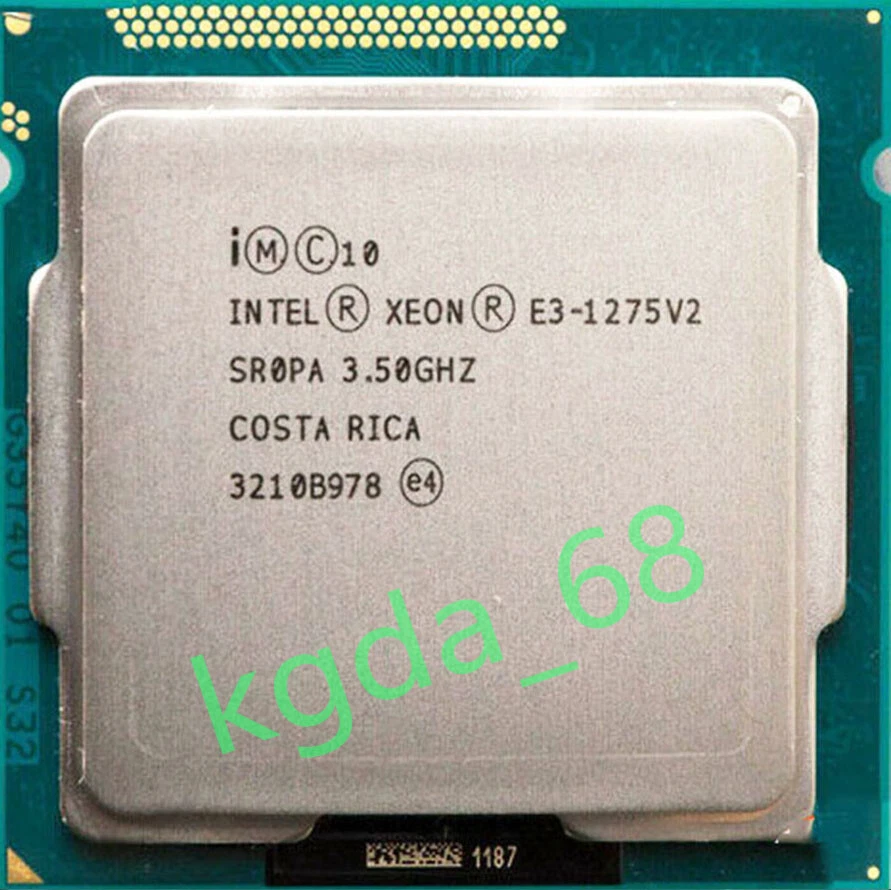 Procesador CPU Intel Xeon E3-1275 V2 3,5 GHz SR0PA LGA1155 4 núcleos 8 hilos Foto 1 de 1