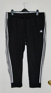NWT adidas Essentials Women's Plus Black 3-Stripes Track Pants sz 3X - Picture 1 of 14