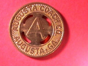 TOKEN DE TRÁNSITO AUGUSTA COACH CO AUGUSTA GA BUENO PARA UNA TARIFA - Imagen 1 de 4