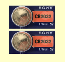 2 SONY CR2032 DL2032 CMOS Lithium 3V Watch Battery Exp 2029 USA seller