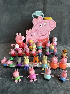 Peppa Pig Tragetasche & 29 Figuren Hase, Mumie, George Nick Jr - Bild 1 von 24
