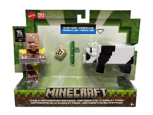 Minecraft 15 Aniversario Selva Cartógrafo Panda Mapa Bambo Mojang Mattel - Imagen 1 de 6