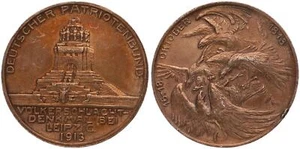 Medaille - Deutscher Patriotenbund Völkerschlachtdenkmal bei Leipzig 1913 - Bild 1 von 1