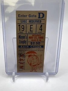 NY Mets Ticket Stub Shea Stadium May 27th 1968 great condition 5/27/68 - Picture 1 of 1