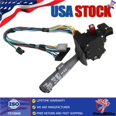 Interruptor de señal de giro del parabrisas para Chevy Silverado/C1500 Suburban/Tahoe 1995-1998 Foto 1 de 4