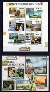 MOZAMBIQUE 2011 PINTORES IMPRESSIONISTAS WELT KUNST VISUAL ART BRIEFMARKEN MNH - Bild 1 von 1
