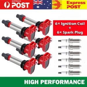 6× Ignition Coil Pack For Holden Commodore VE SV6 SEDAN 2007-2012 +6×Spark Plug - Picture 1 of 17