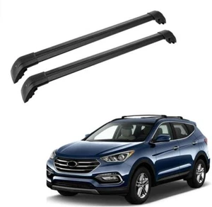 Barra transversal de riel de techo de aluminio para Hyundai Santa Fe 2013-2018 - Imagen 1 de 8