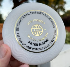 Peter Bloeme MINI Disc Golf Frisbee #414 (Decades Old) (Free Innova Pin) Wham-O - Picture 1 of 12