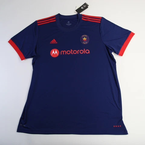 Chicago Fire adidas Aeroready Replica Jersey - Soccer Men's Blue/Red New Cover