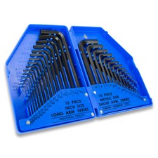 Inbus Innensechskant Winkel Schlüssel Innen Sechkanst 30 tlg. Zoll metrisch Satz