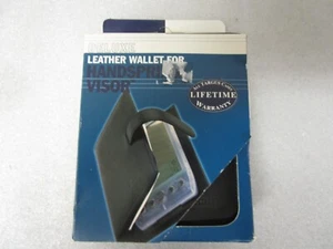 Cartera de cuero Targus Deluxe para visera de resorte de mano - Nueva en caja modelo # CHV10 - Imagen 1 de 8