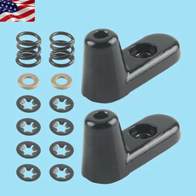 2x Bracket Sun Visor Repair Kit for 2003 2004 2005 2006 Jeep Wrangler 924-532 - Image 1 of 4