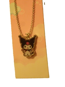 NWT Kuromi Necklace Nickel Free Kids Youth NEW - Picture 1 of 1