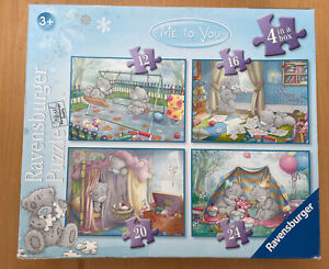 Ravensburger Childs 4-In-A-Box Me To You Tatty Teddy Jigsaw Puzzle - 12-24 Piece