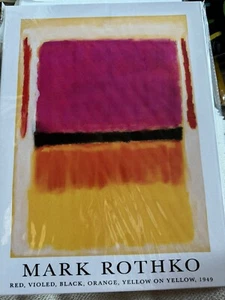 12 X 16 Rothko Print w/text BARGAIN NEW Shipping Included - Picture 1 of 3