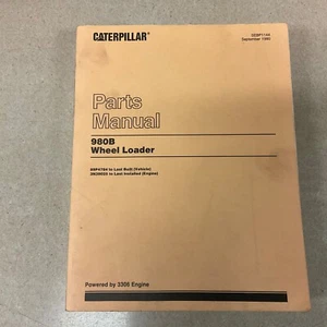 GATTO CATERPILLAR 980B RICAMBI MANUALE LIBRO CATALOGO LISTA PALA GOMMATA sn 89P4784-ULTIMO - Foto 1 di 4