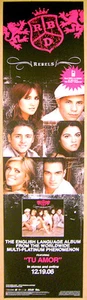 RBD Rebels 2006 promo POSTER 6 inch x 24 inch Rebelde - Picture 1 of 1
