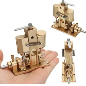 Microcosm M36 Miniature Steam Engine Twin Cylinder Steam Engine Model Toy Gifts - Picture 1 of 11