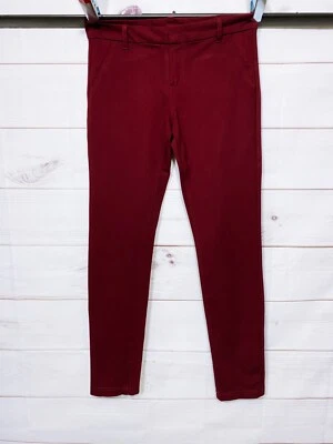 Kut From The Kloth Womens Trouser Skinny Pants Size 8 Burgundy Flat Front - Image 1 of 4