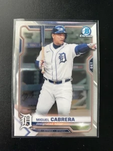 2021 Bowman Chrome #44 Miguel Cabrera Tigers - Picture 1 of 2