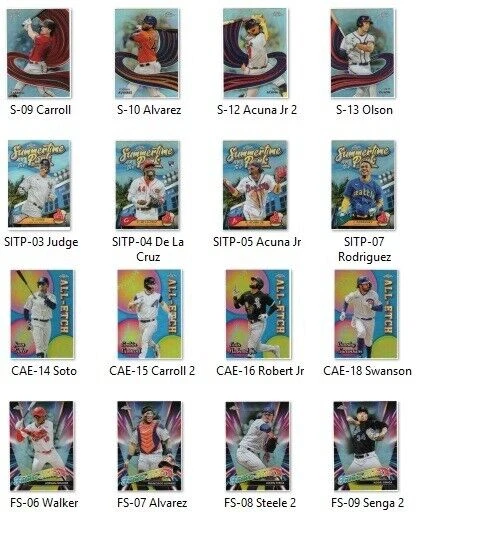 2024 Topps Chrome Inserts - Pick your cards - Image 1 of 1