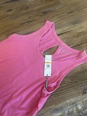 Camiseta sin mangas CALVIN KLEIN Performance Yoga Fitness rosa pequeña Foto 1 de 4