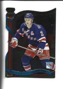 2002 Pacific Crown Royale #95 Brian Leetch card, New York Islanders HOF