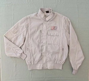 Rare Vintage Champion Aviation Products Group Lightweight Flight Jacket Sz Large - Picture 1 of 24